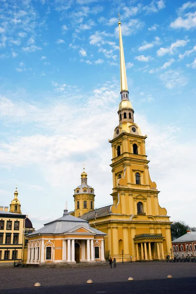 Церковь Петра и Павла в Петропавловской крепости — стоковое фото