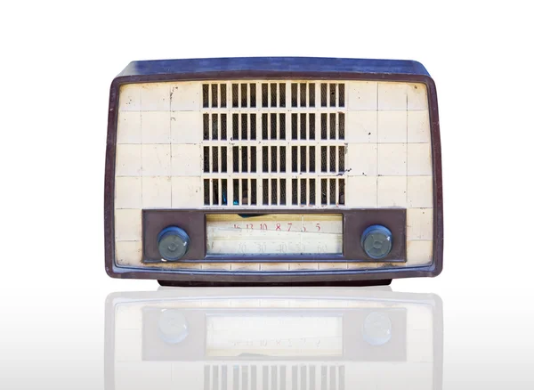 빈티지 라디오가 분리되다 — 스톡 사진