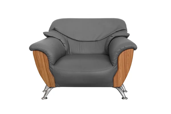 Moderni harmaa sohva — kuvapankkivalokuva