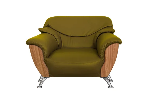 现代绿色沙发 — 图库照片