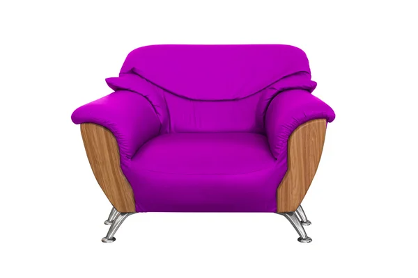 Moderne lilla sofa - Stock-foto