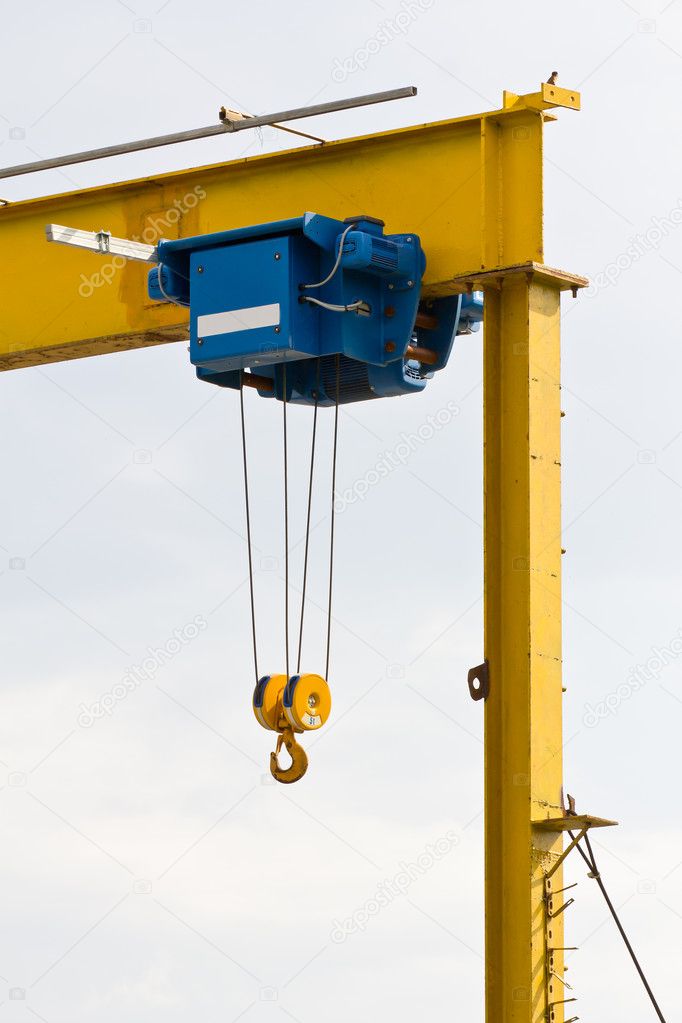 Hook of construction crane