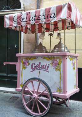 Ice cream cart clipart