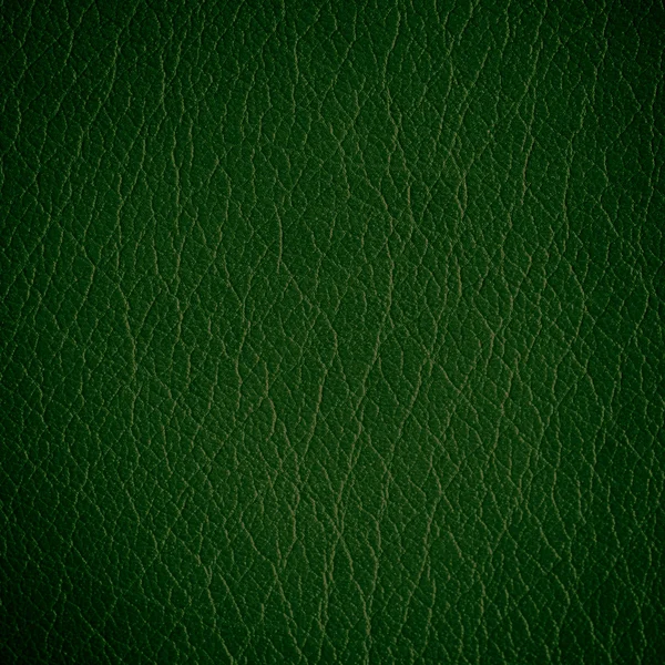 Fundo de couro escuro verde — Fotografia de Stock