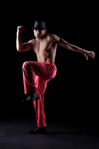 모자에서 섹시 한 댄서 — 스톡 사진
