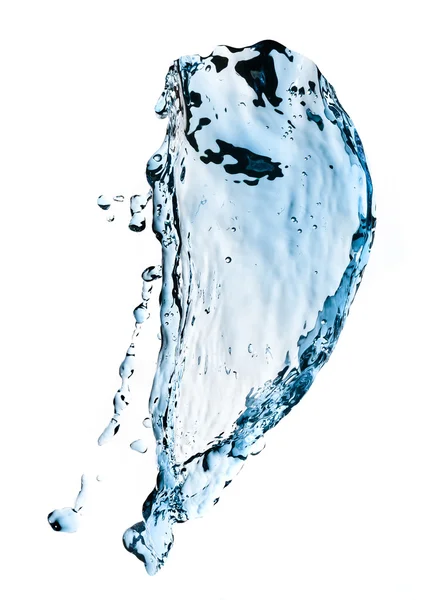 Niebieski rozpryskiwania wody — Zdjęcie stockowe