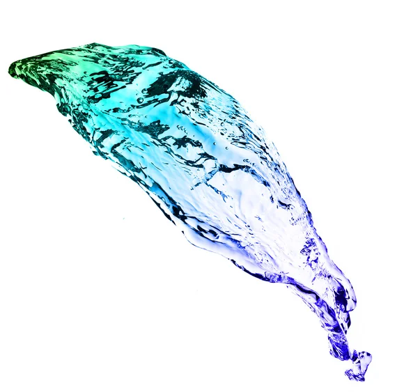 Färg stänk vatten — Stockfoto