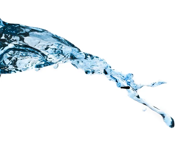 Agua salpicada azul —  Fotos de Stock
