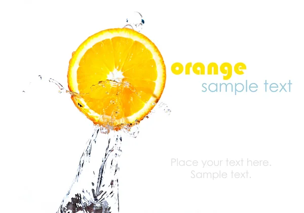 Narancssárga vízben — Stock Fotó
