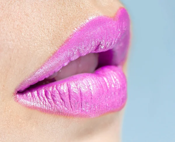 핑크 입술 — 스톡 사진