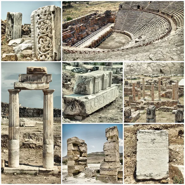 Antike stadt hiyeropolis — Stockfoto