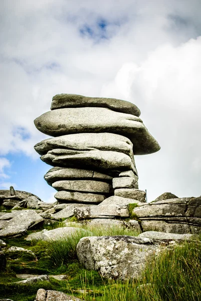 stock image The Cheesewring stones, Minons, Cornwall, UK