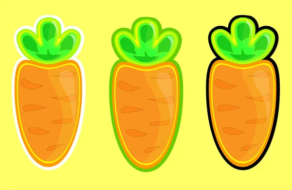 Vecteur de carottes — Image vectorielle