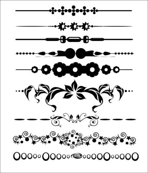 Ornamental and Page Decoration Design Elements — Stock Vector