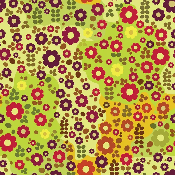 子供の花柄のパターン — ストックベクタ