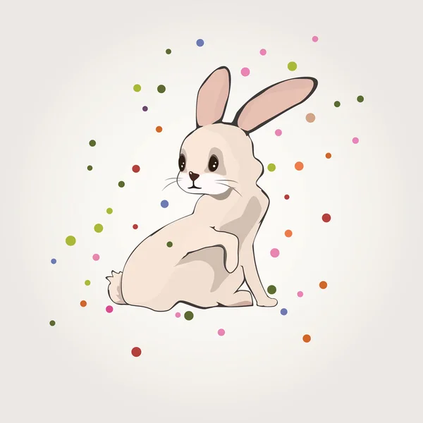 Cute bunny — Stock Vector