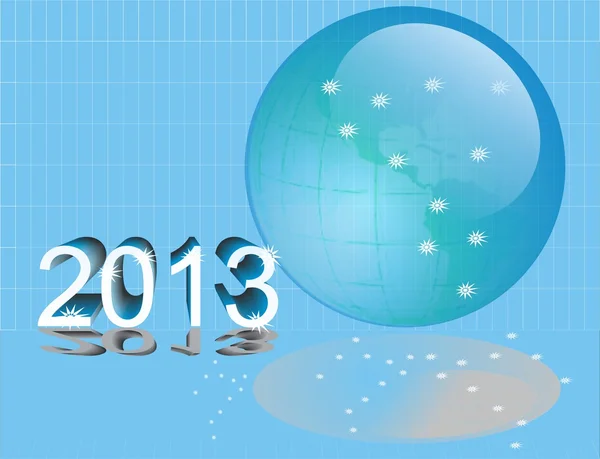 2013 new year in world — Stock Photo, Image