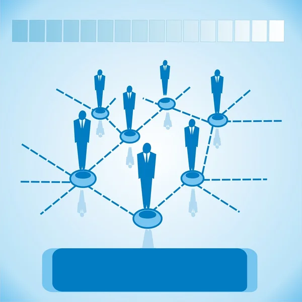 Sociale netwerken voor het bedrijfsleven — Stockfoto