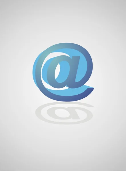 Símbolo, E-Mail, Forma Tridimensional — Fotografia de Stock
