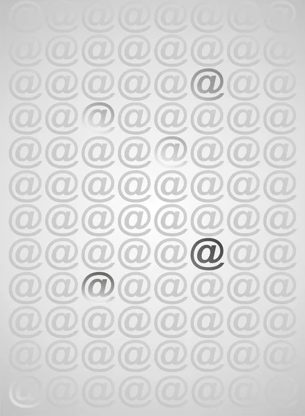Symbol, e-mail, trojrozměrný tvar — Stock fotografie