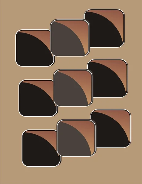 Etykiety brązowy — Zdjęcie stockowe