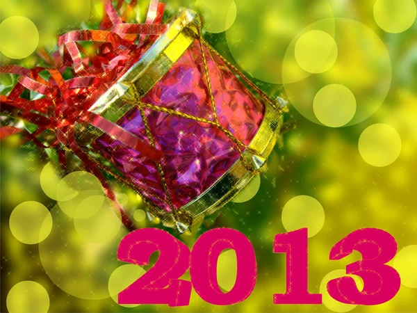2013 новый год — стоковое фото