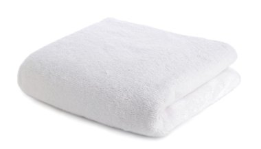 Towel isolated on white clipart