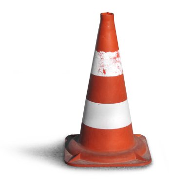 Road bollard traffic cone clipart