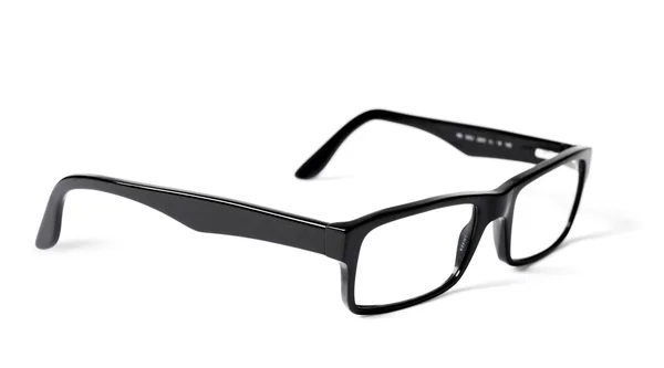 Clássico óculos olho preto isolado — Fotografia de Stock