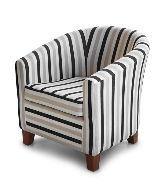 Comfortable armchair isolated