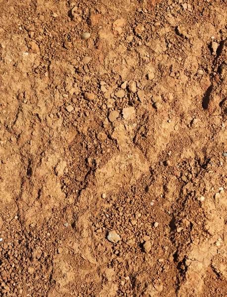 Solo castanho agrícola seco — Fotografia de Stock