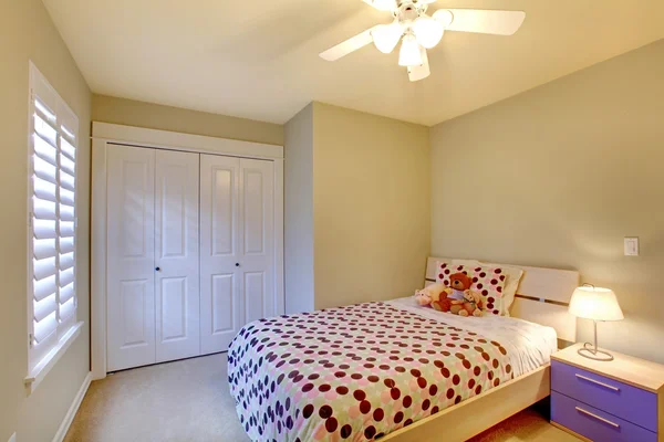 Kids bedroom with minimal modern design. — Stock Photo, Image