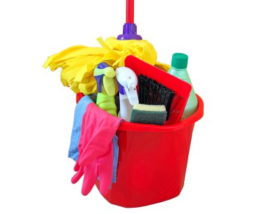 Cleaning items clipart