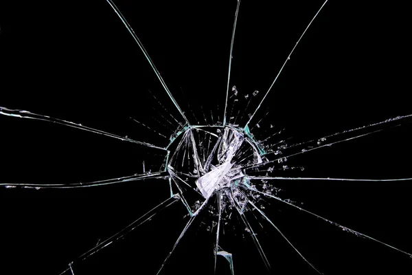 Cracked glass — Stock Photo, Image