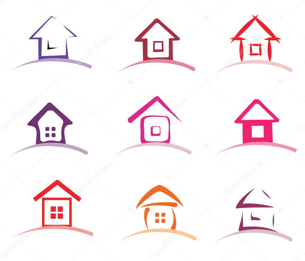 Home collection of vector icons