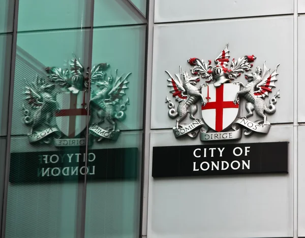 Crest van de City van Londen — Stockfoto