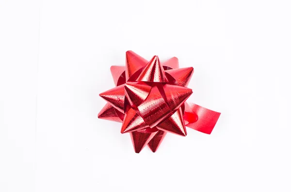 Fita vermelha para o conceito de Natal . — Fotografia de Stock