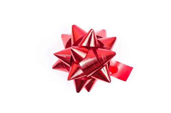 Rood lint voor Kerstmis concept. — Stockfoto
