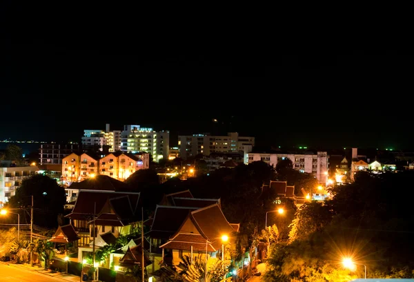 stock image Night scence at Pattaya, Thailand.