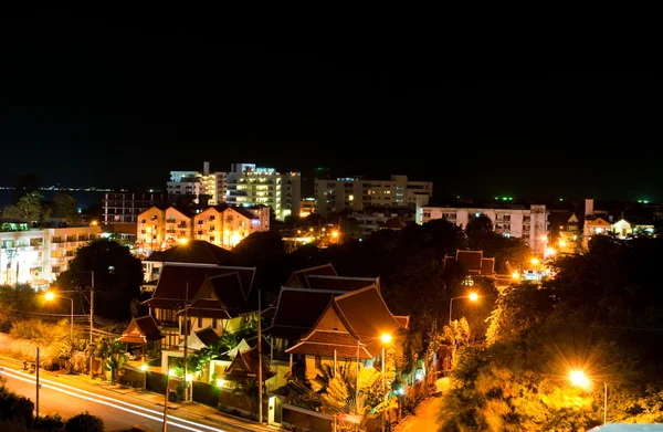 stock image Night scence at Pattaya, Thailand.