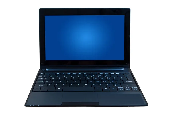 Laptop isolated with clipping path. — Stock Photo, Image