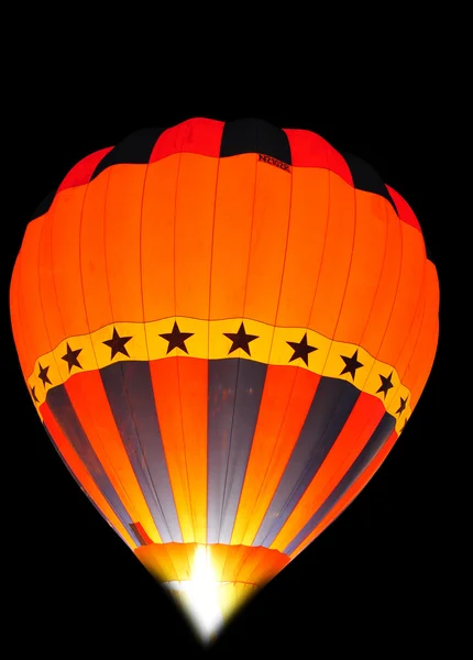Воздушный шар ночью — стоковое фото