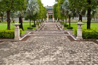 Çin park tapınağında