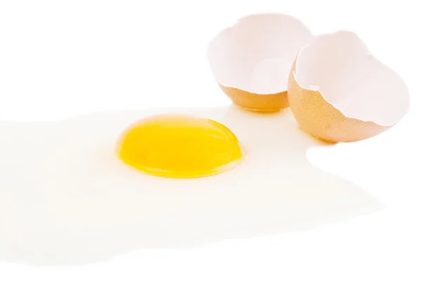 stock image Fresh egg isolated on the white