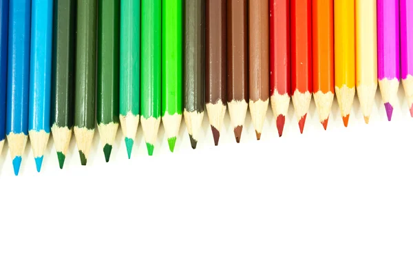 Kolorowy ołówek tekstura tło — Zdjęcie stockowe