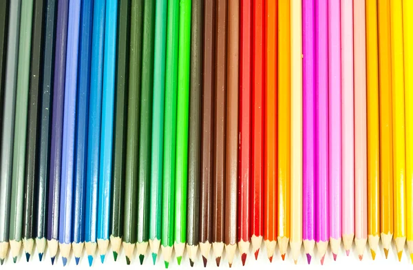 Renkli kurşun kalem doku arka plan — Stok fotoğraf
