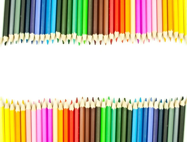 다채로운 연필 질감 배경 — 스톡 사진
