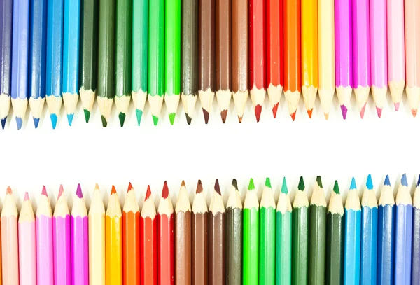 カラフルな鉛筆テクスチャ背景 — ストック写真