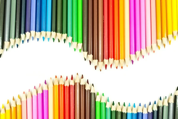 Colorful pencil texture background — Stock Photo, Image
