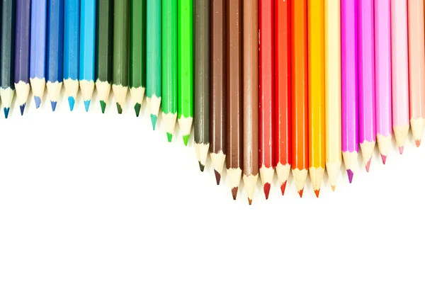 Colorful pencil texture background — Stock Photo, Image